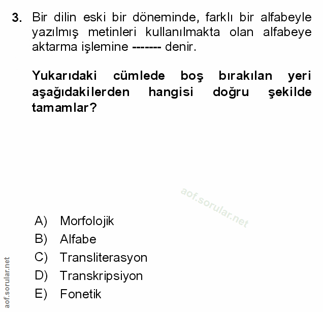 Soru 3