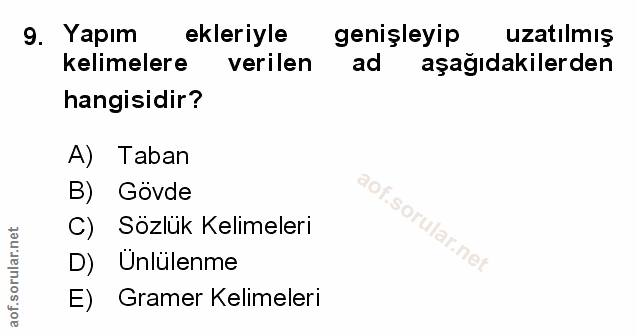 Soru 9