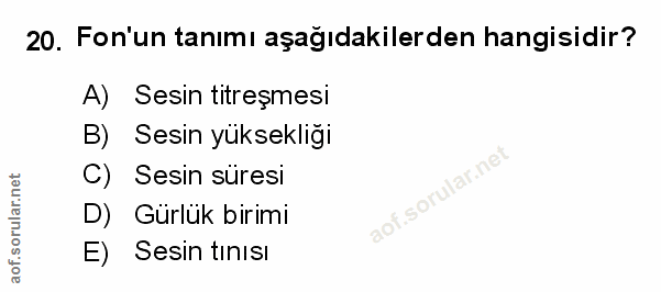 Soru 20
