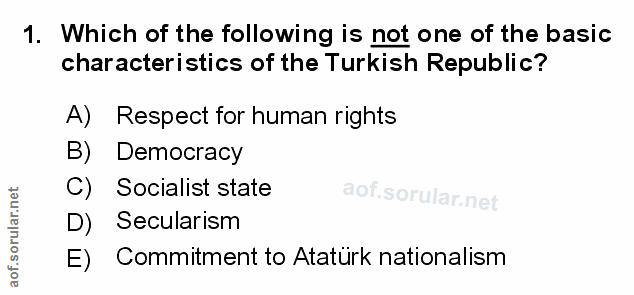 Soru 1
