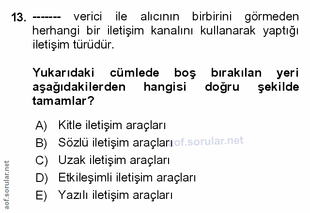 Soru 13