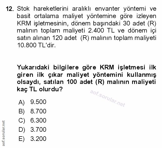 Soru 12