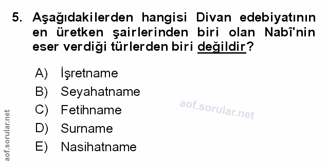 Soru 5