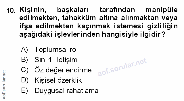 Soru 10