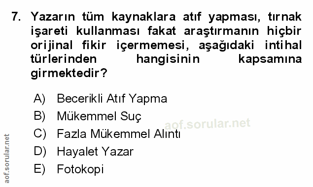 Soru 7