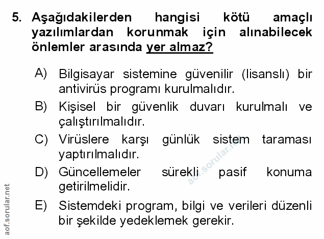 Soru 5