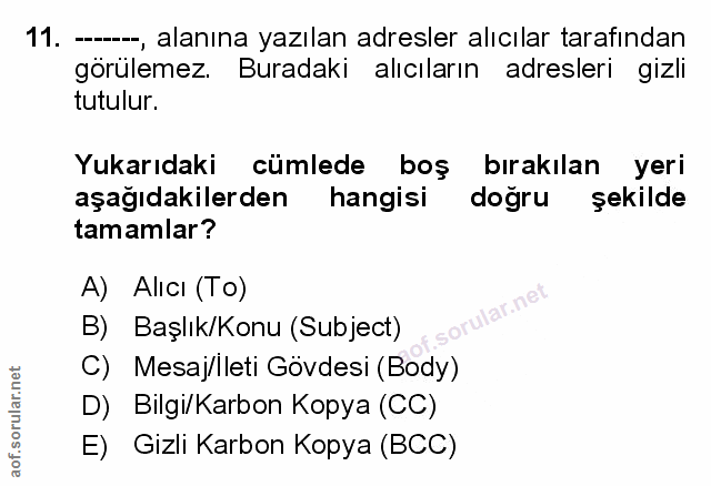 Soru 11