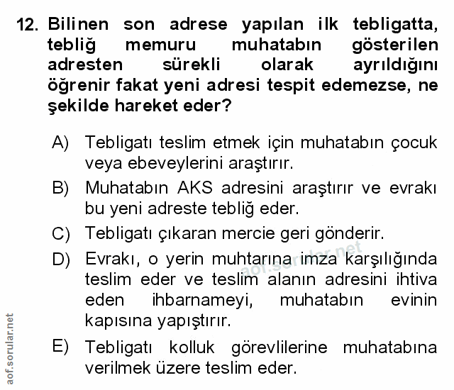 Soru 12
