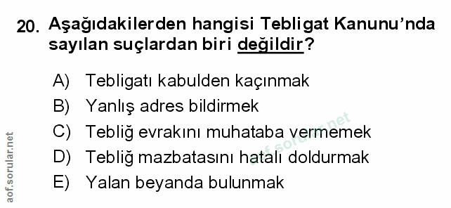 Soru 20