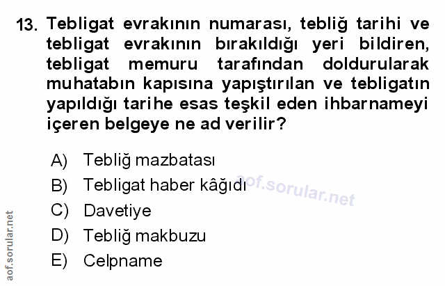 Soru 13
