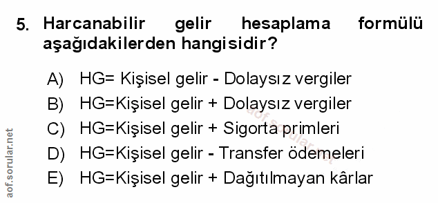 Soru 5
