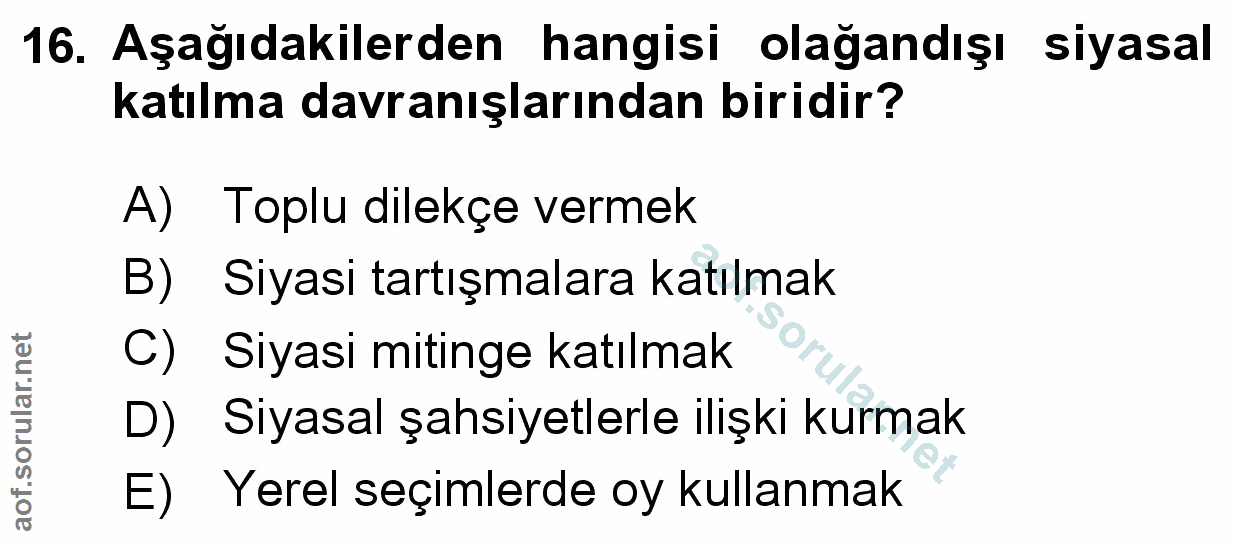 Soru 16