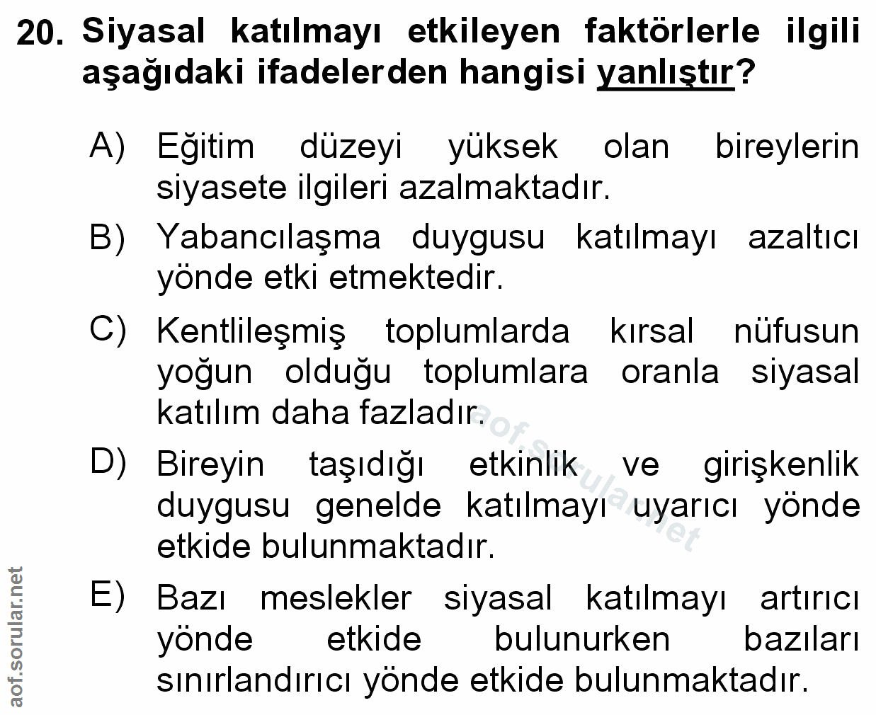 Soru 20