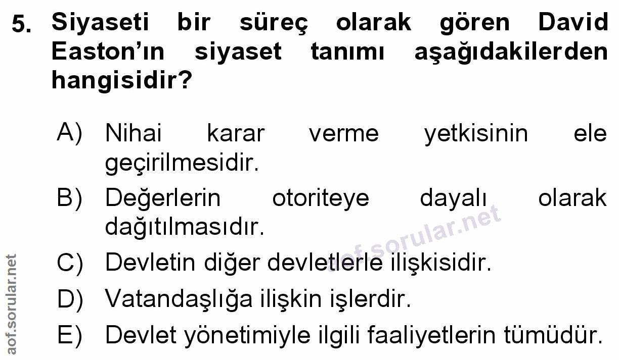 Soru 5
