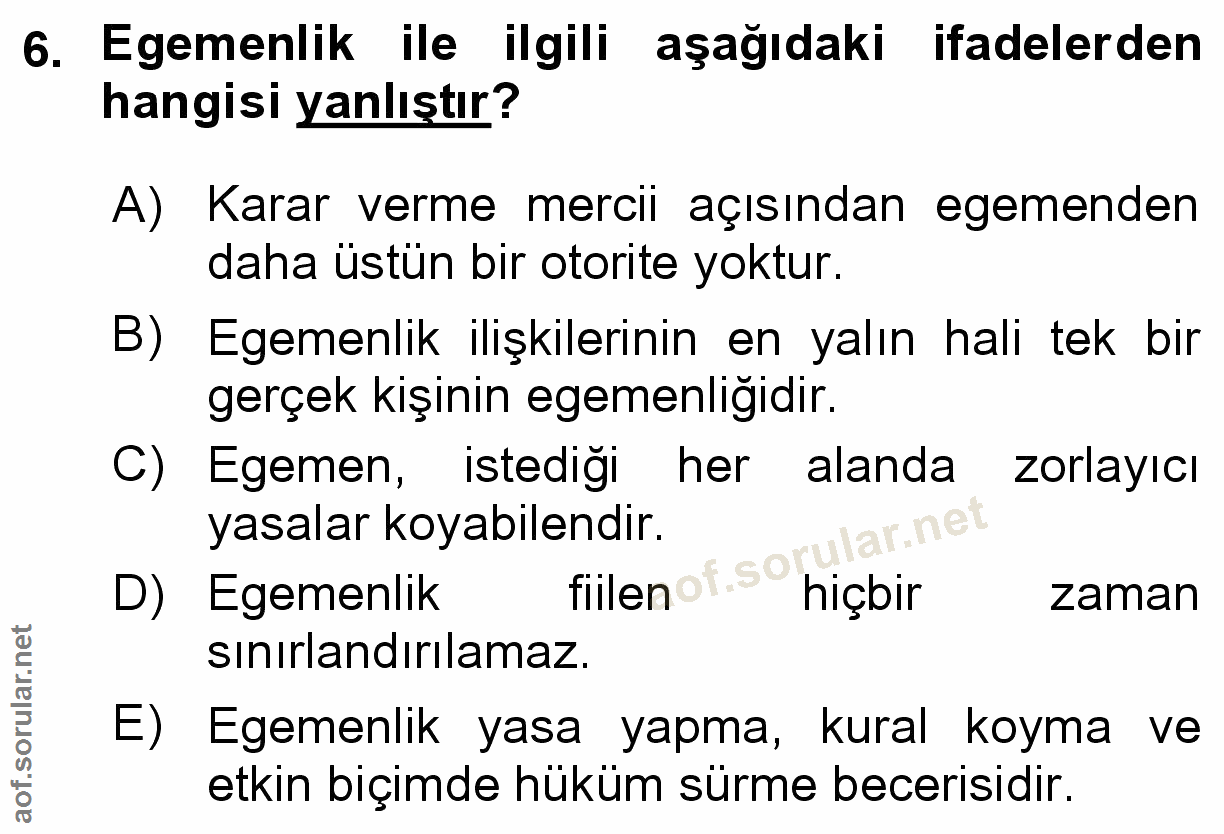 Soru 6