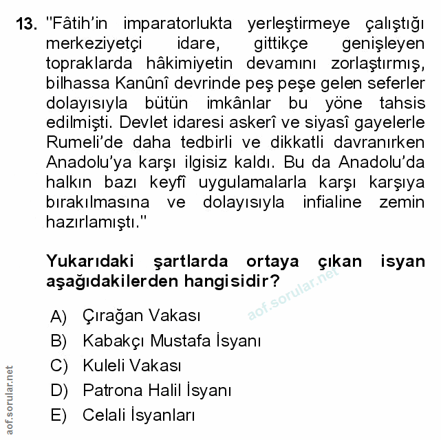 Soru 13