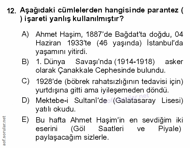 Soru 12