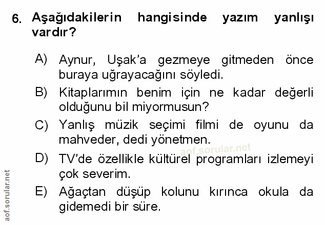 Soru 6