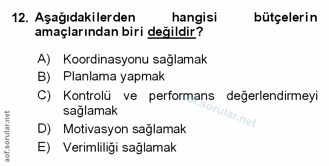 Soru 12