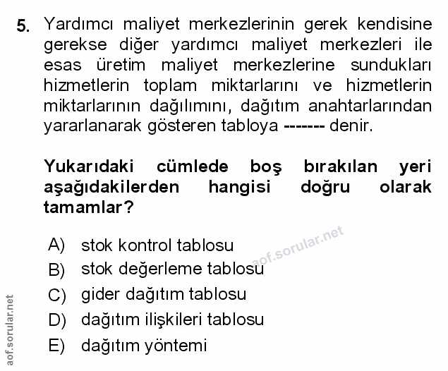 Soru 5