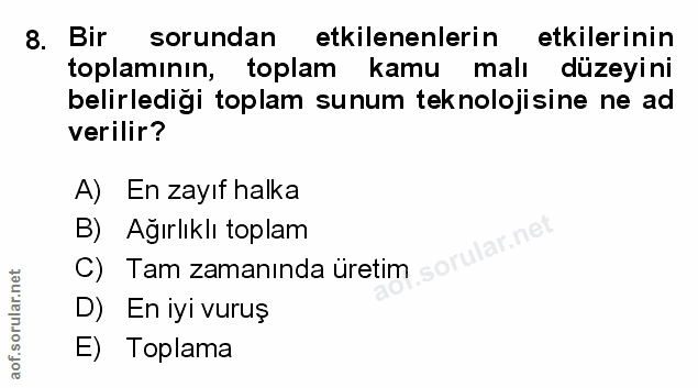 Soru 8