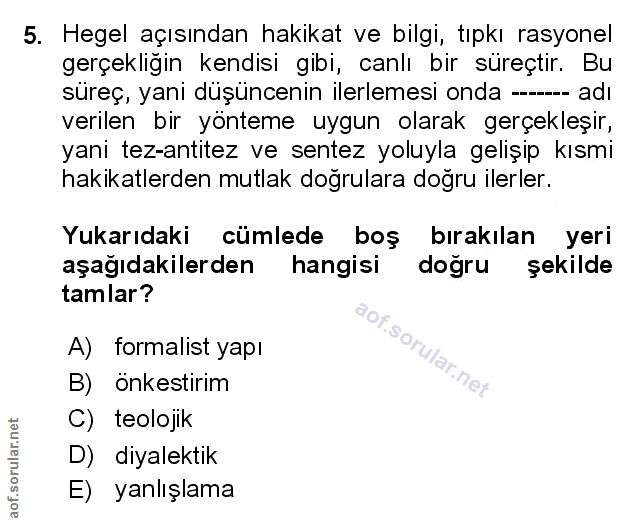 Soru 5