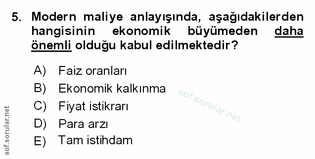 Soru 5