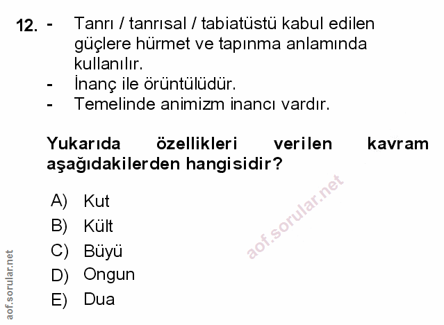 Soru 12