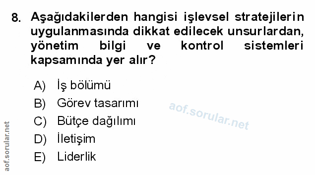 Soru 8