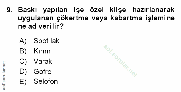 Soru 9