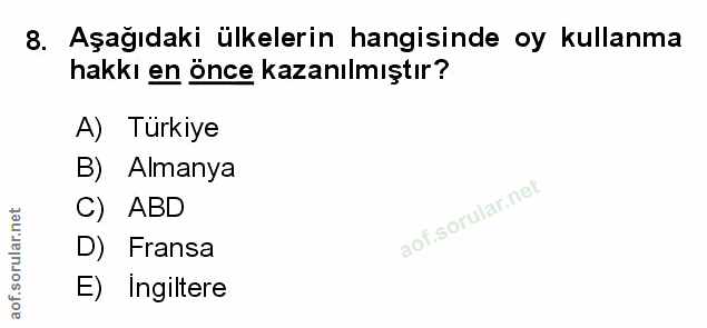 Soru 8