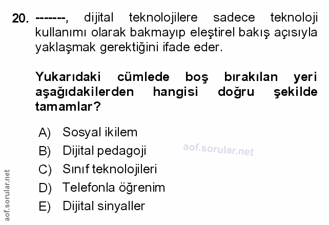 Soru 20