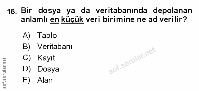 Soru 16