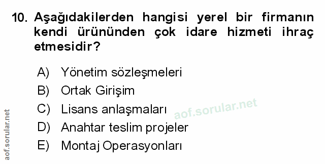 Soru 10