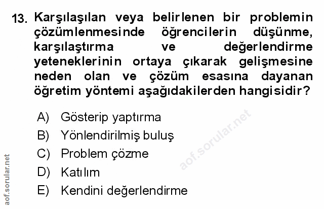 Soru 13