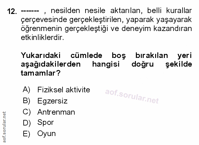 Soru 12