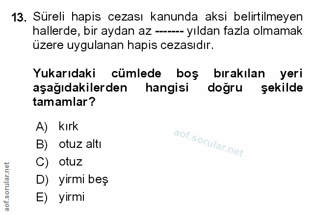 Soru 13