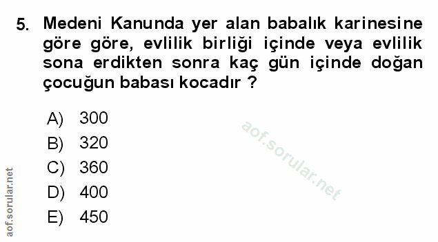 Soru 5