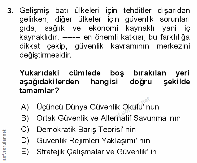 Soru 3