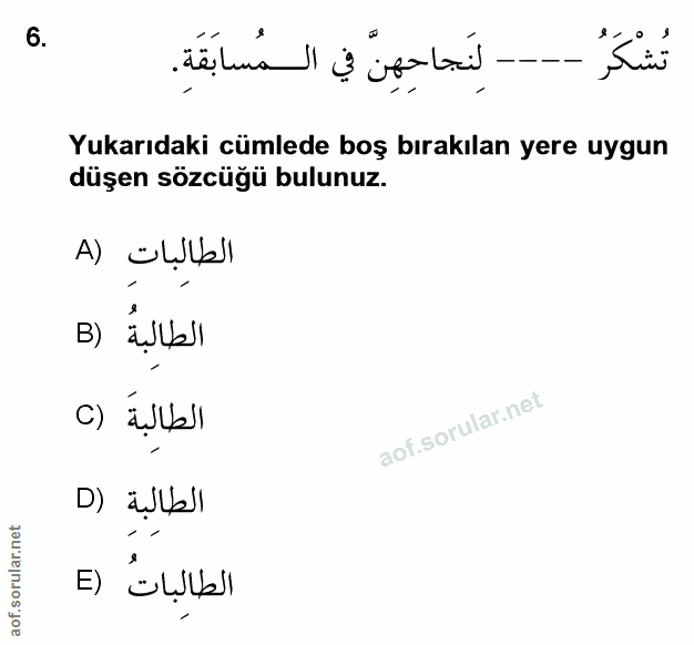 Soru 6