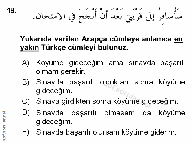 Soru 18