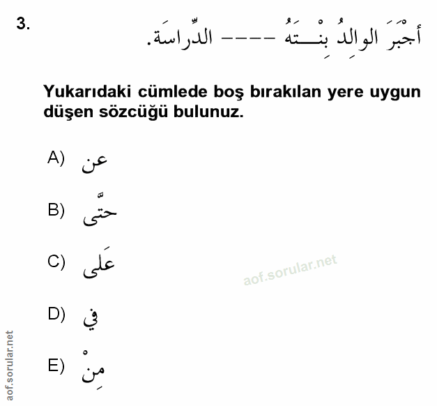 Soru 3