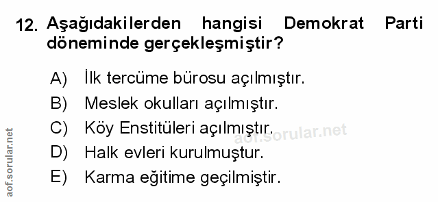 Soru 12