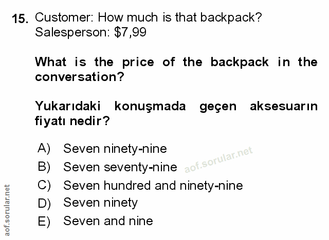 Soru 15