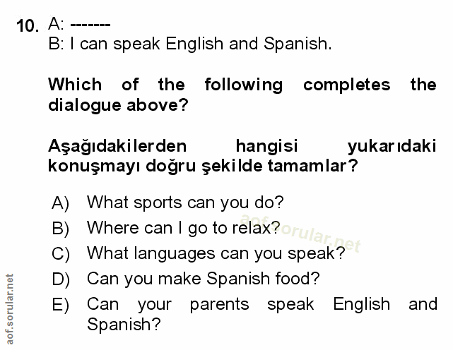 Soru 10