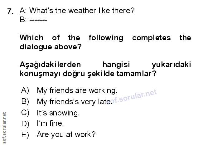 Soru 7