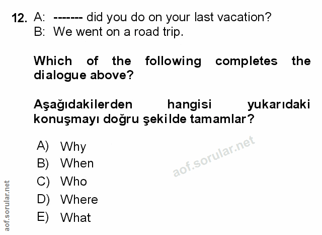 Soru 12
