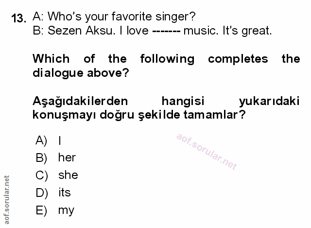 Soru 13