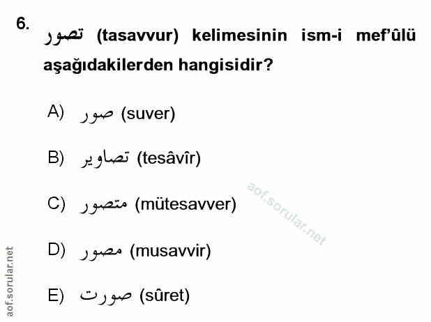 Soru 6