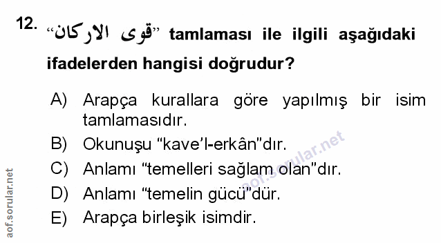 Soru 12